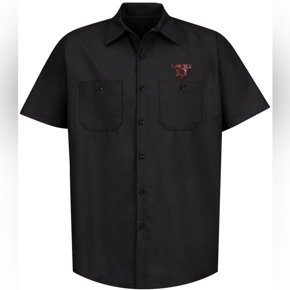 Lucky 13 Red Kap Adrian Shirt Sleeve Graphic work shirt men’s sz XL - Picture 2 of 11